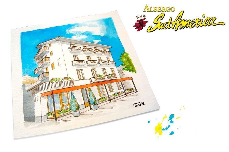 Albergo Sud America Paesana Kültér fotó